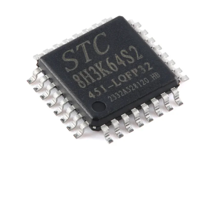 1/10PCS STC8H3K64S2 STC8H3K64S2-45I-LQFP32 STC8H3K64 STC 8H3K64S2 1T 8051 Microprocessor Microcontroller Chip IC New Original