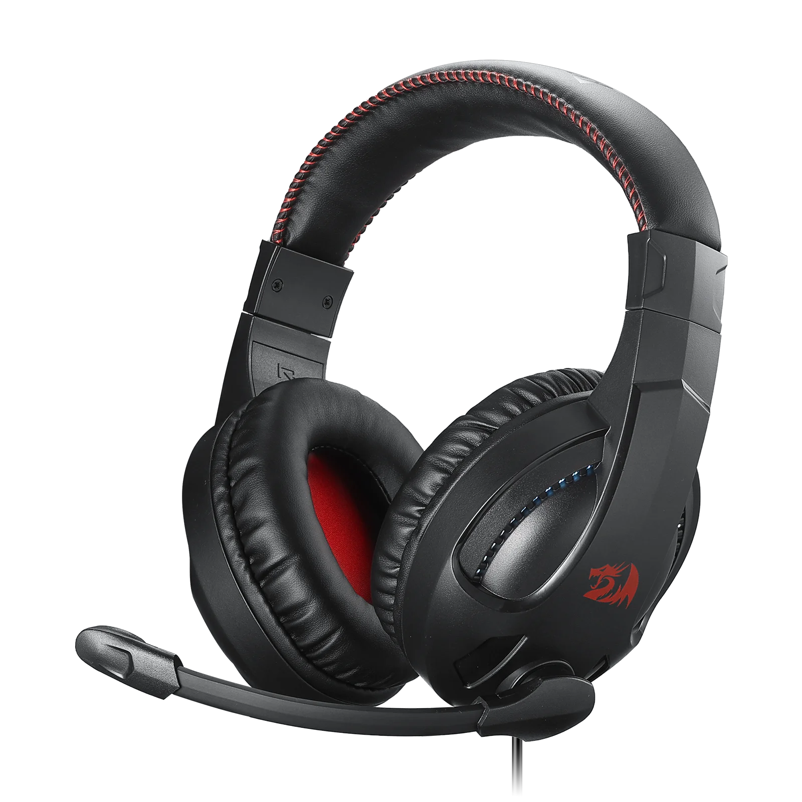 Redragon H211 Cronus White Wired Gaming Headset, Stereo Surround Sound, Noise-Canceling Microphone, Dynamic RGB Backlight