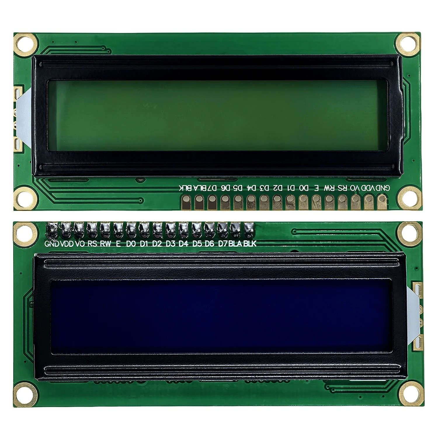 LCD1602 IIC LCD Display Module 16x2 Character LCD PCF8574T PCF8574 I2C Adapter Interface 5V Blue Yellow Green Screen for Arduino