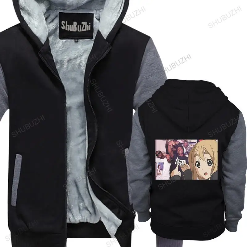 

cotton man hoodies winter jacket K-On jacket Mugi And Her New Squad K ON warm coat men shubuzhi sweatshirt