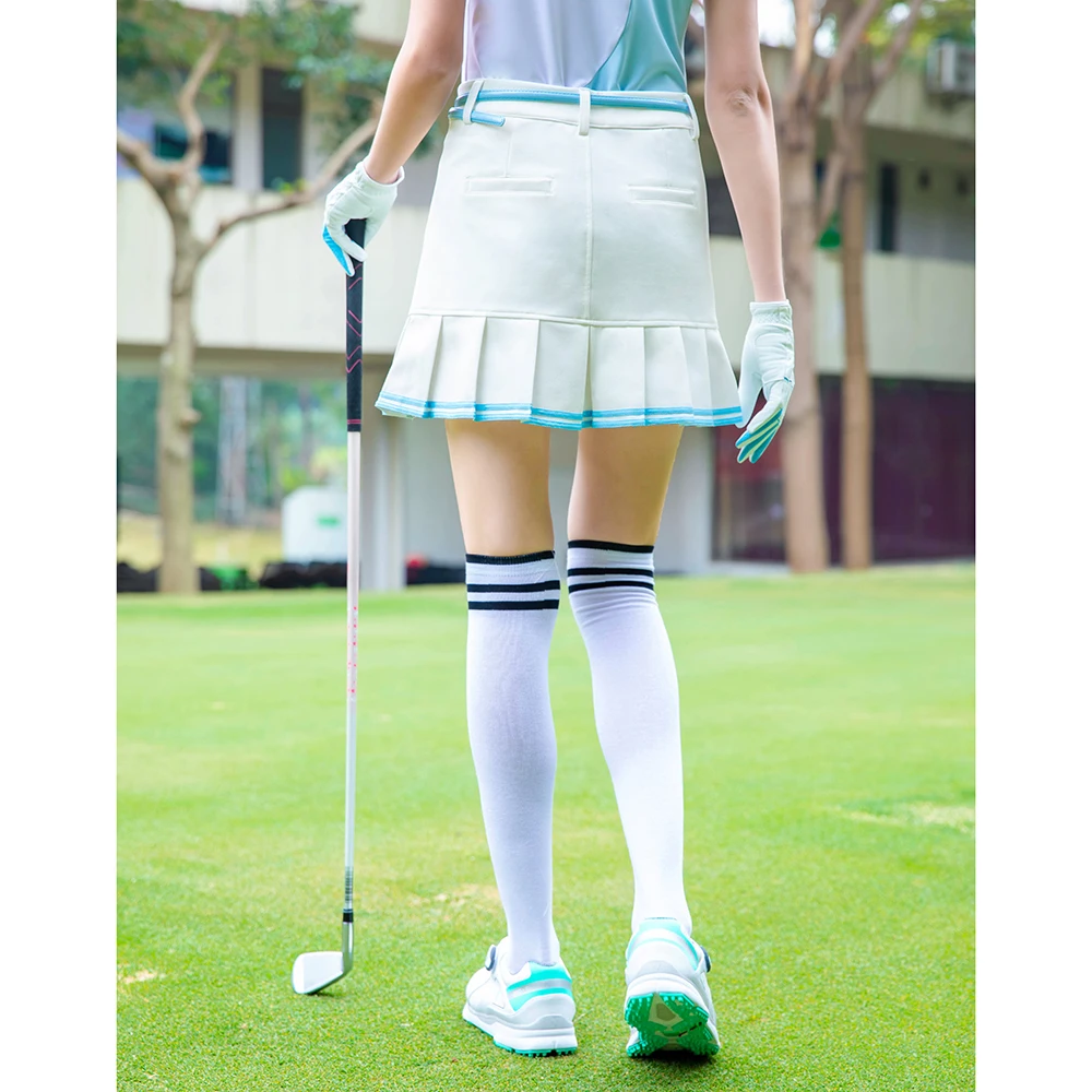 TTYGJ Golf Clothing Women's Casual Short Skirt Golf with Zipper Pocket Outdoor Sports Lower Body Shorts