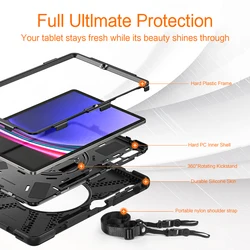 Funda Silicona Samsung Galaxy Tab S10 Ultra / S10 Plus con Soporte Antichoque