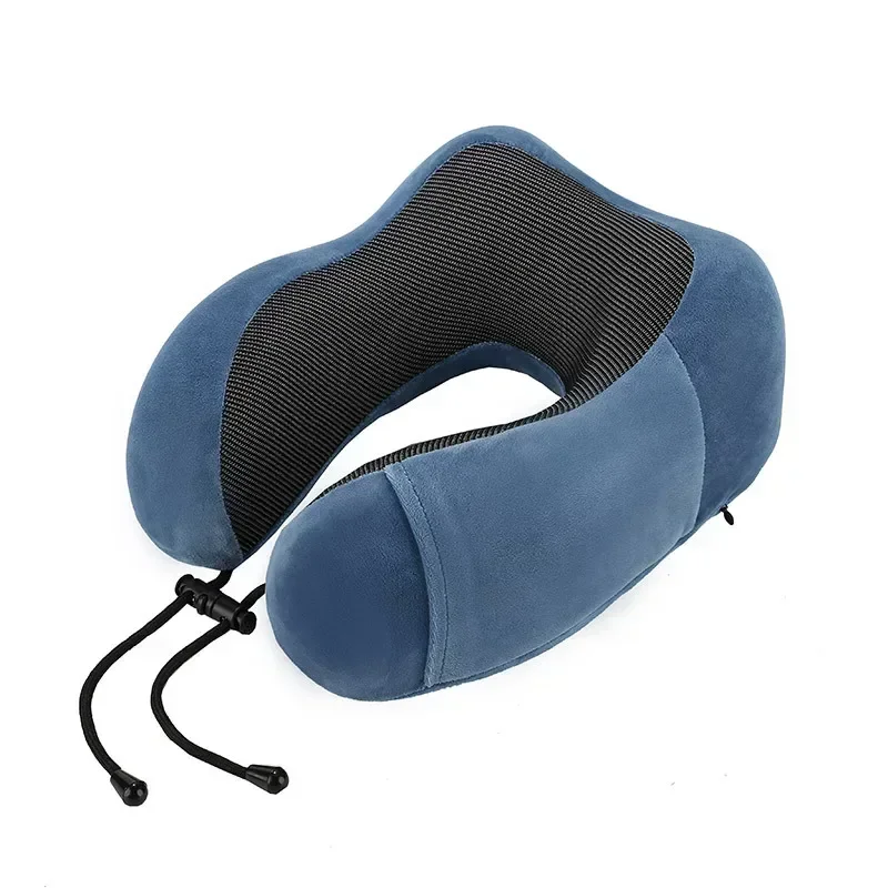 U Shaped Soft Travel Pillow Memory Healthcare Memory Foam Neck Cervical Sleeping Airplane Pillow Neck Cushion