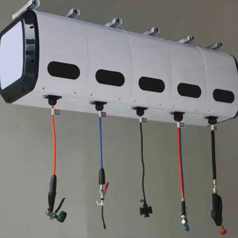 Car Wash Equipment Combination Hose Reel Box/ Auto Free Combined Drum Car Service Equipment/Combined Reel Air Hosereel