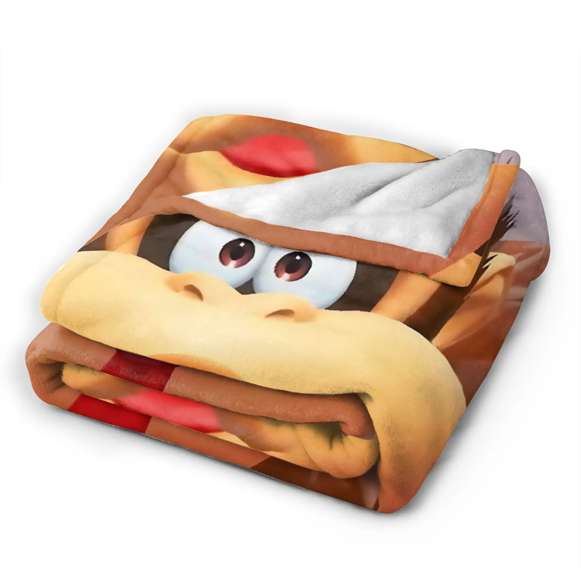 Donkeys Kong Bananzas Blanket  Super Warm Fashion Plush Throw Blanket For Girls Boys Bedroom Flannel Bedspread Bed Cover view 3