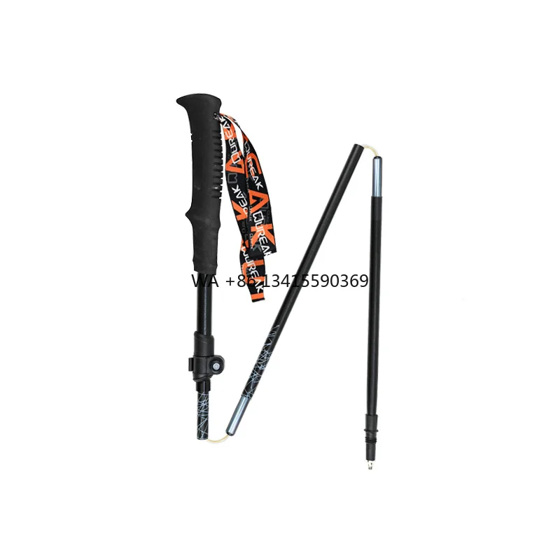 

Aluminum Hiking Poles for Camping Hiking Folding Trekking Poles Walking Sticks with Storage Bag
