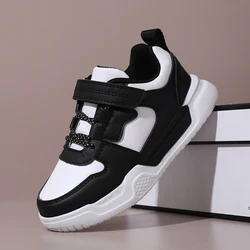 Boys Shoes Fashion Children Sneakers Leather Kids Running Shoes Comfortable White Board Shoes for Kids Outdoor Casual Sneakers