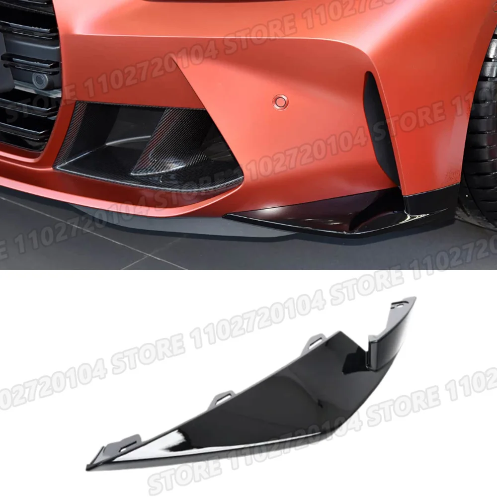 for 2021-2025 BMW M3 M4 G80 G81 G82 G83 Front Bumper Lower Lip Support Cover Corner Splitter 51118084177 51118084178