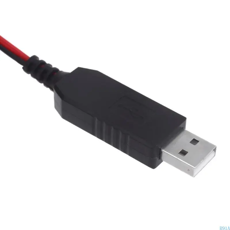 R91A Universal LR20 D Eliminadores batería USB Cable alimentado por USB Reemplace 2 piezas 1.5V D