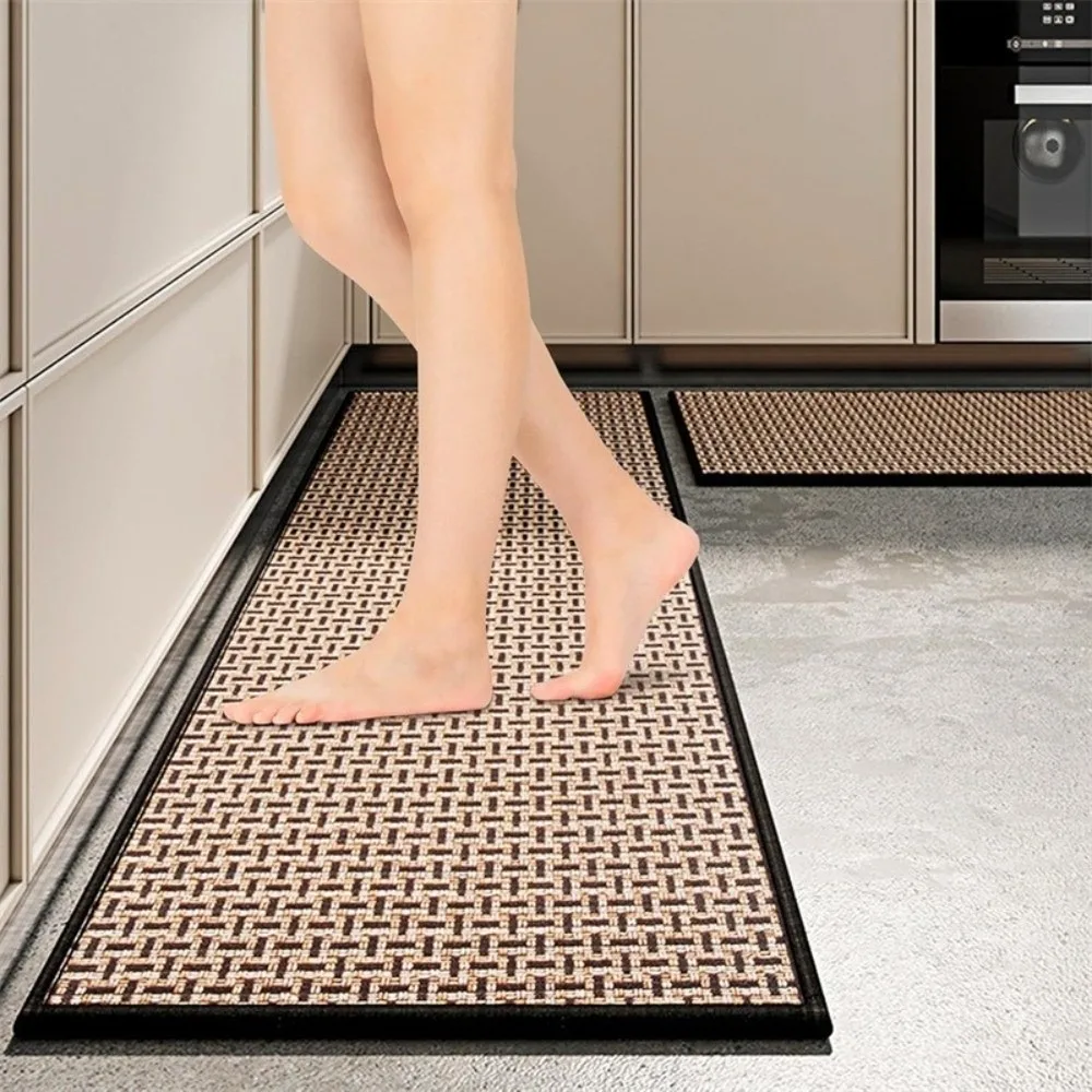 

Прочный противоскользящий кухонный напольный коврик с резиновым дном, маслостойкий дверной длинный ковер, моющиеся кухонные коврики для кухни