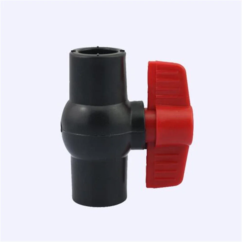 PE Full Plastic Ball Valve Flat Port  4 Points 6 Points 1 inch Tap Water Pipe Valve Switch 20 25 Hot Melt Socket PE Fitting