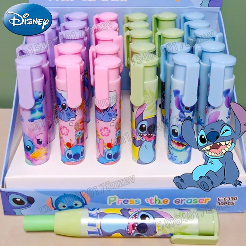 

New Disney Stitch Eraser Student Stationery Cartoon Figure Stitch Pencil Erasers School Supplies for Pupil Reward Prize Gift