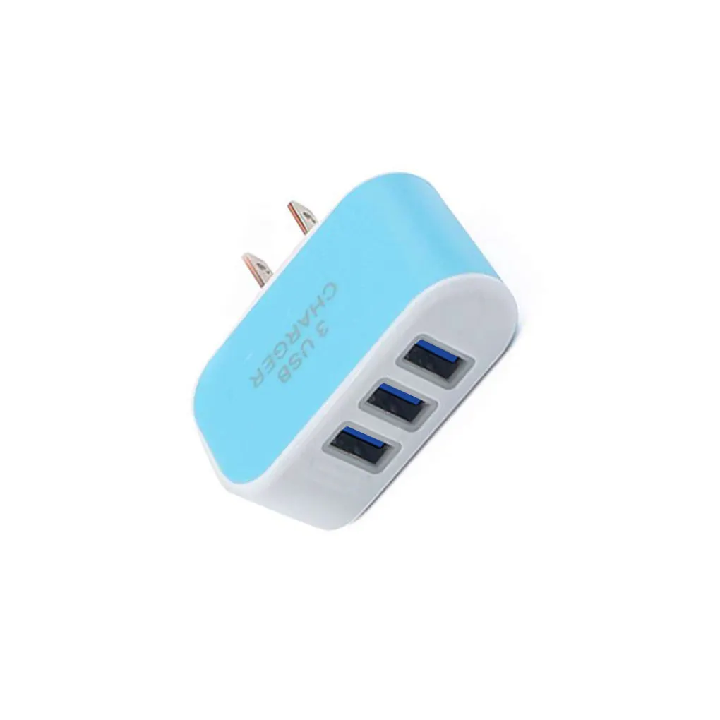 كاندي اللون USB الجدار شاحن ، محول الطاقة ، شحن الهاتف ، MP3 ، 3 منافذ