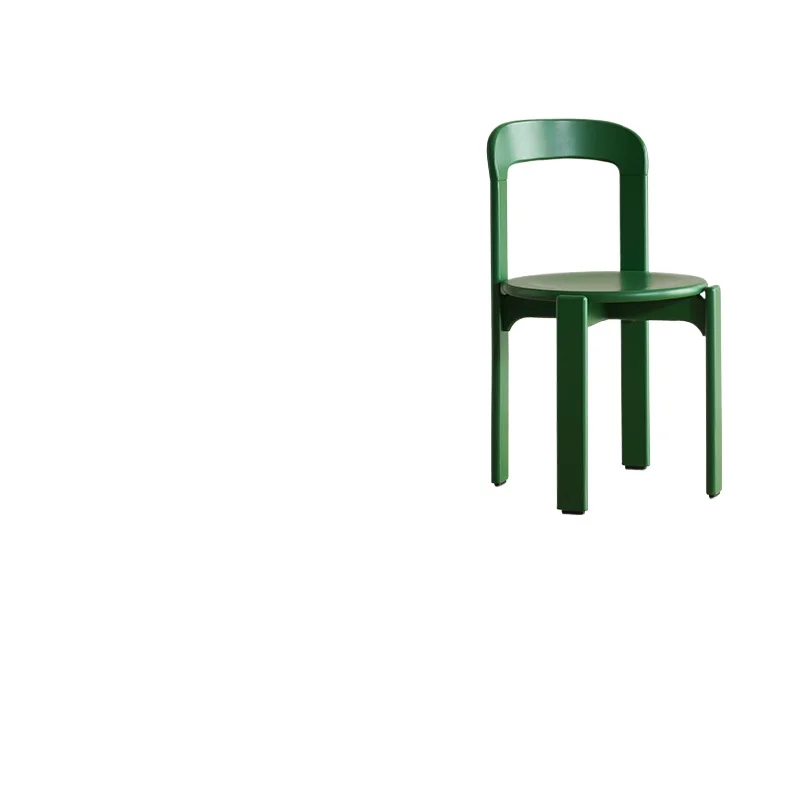 

Retro solid wood dining chairs, small household dining tables and chairs