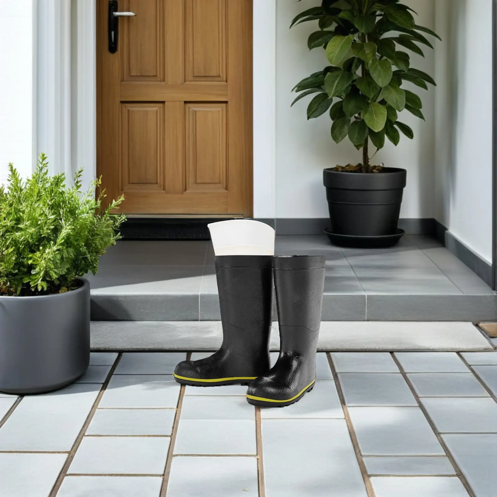 

1Pair Men Boot Liners Size 43-45 Insulated Warm Winter Rain Snow Hiking Boot Socks Soft Comfortable Liners Mud Boots Socks