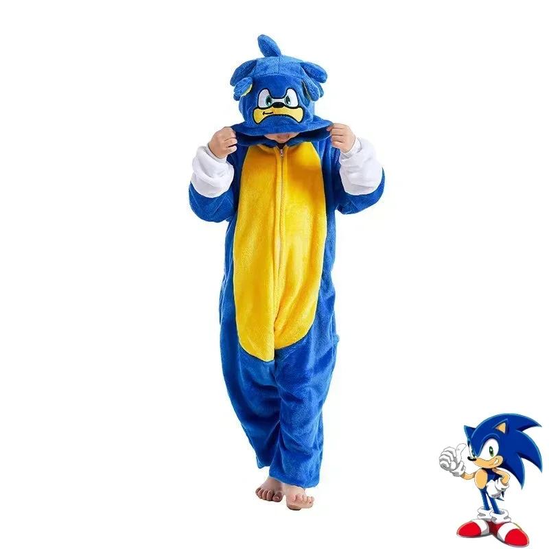 

Sonics Baby Rompers Winter Costume Flannel for Girls Boys Toddler Infant Clothes Kids Newborn Baby Pajamas Clothes