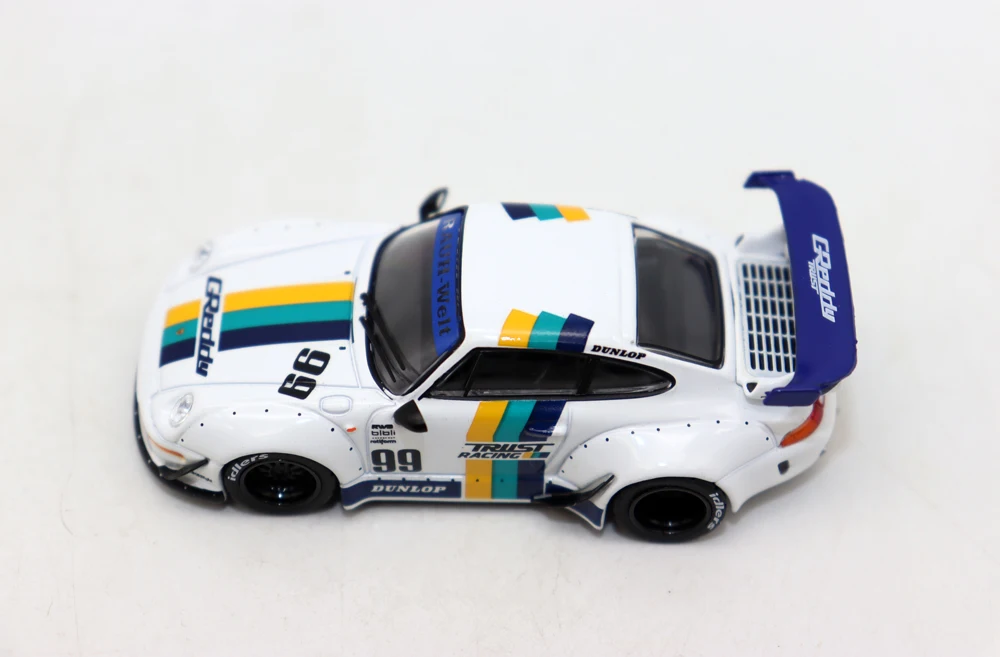 New TW 1:64 RWB 993 Racing Cars Diecast Simulation Alloy Toy Model for Collection Gift