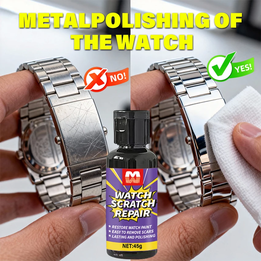 Instant Watch Polishing Paste-Metal Frame Renewal Cream,Strap and Screen Scratch Repair,Metal Jewelry Repair,Repair Tools & Kits