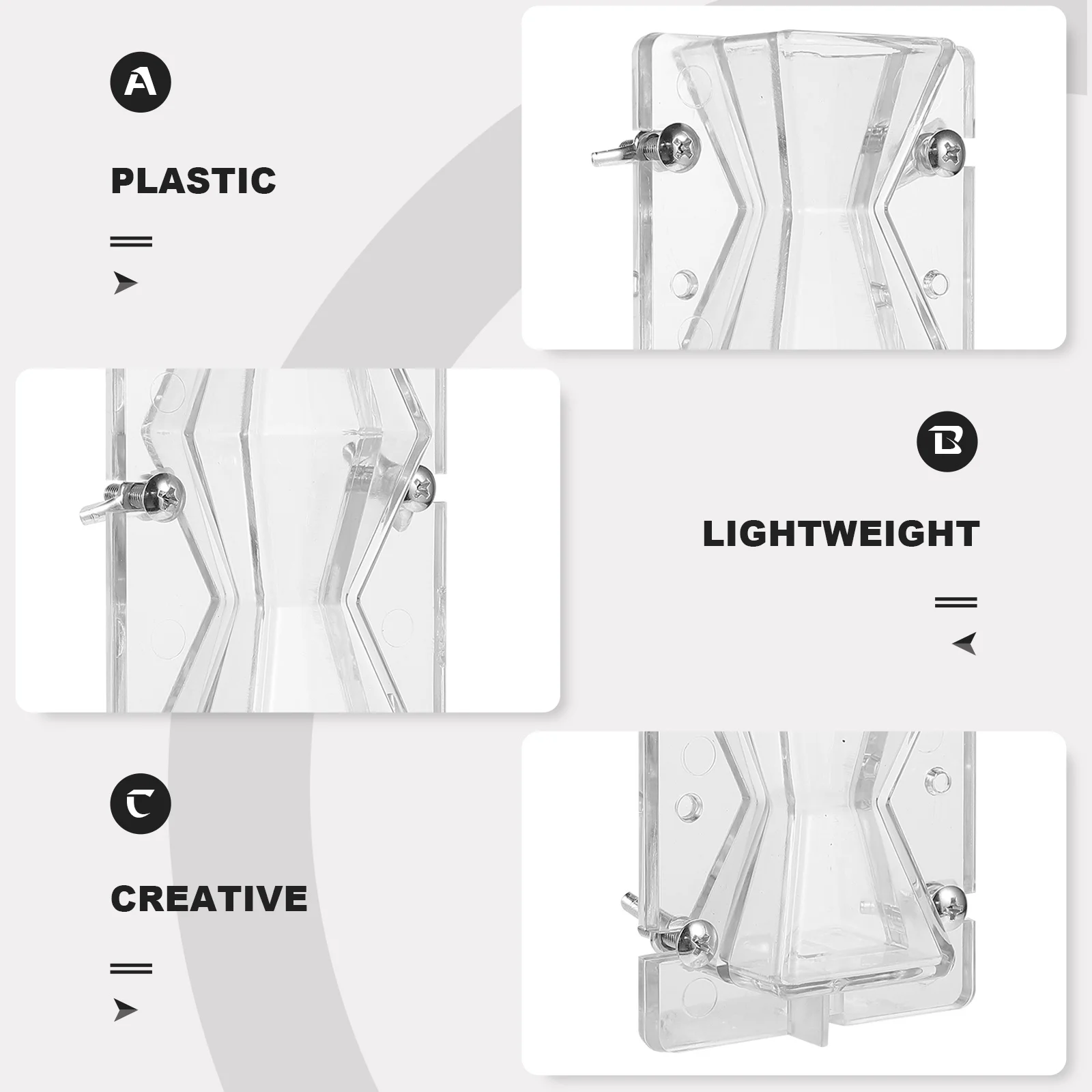 

1Pcs Mold Geometric Design Plastic Mold for DIY Handmade Scented Craft Making Accessory Handmade Craft Mould