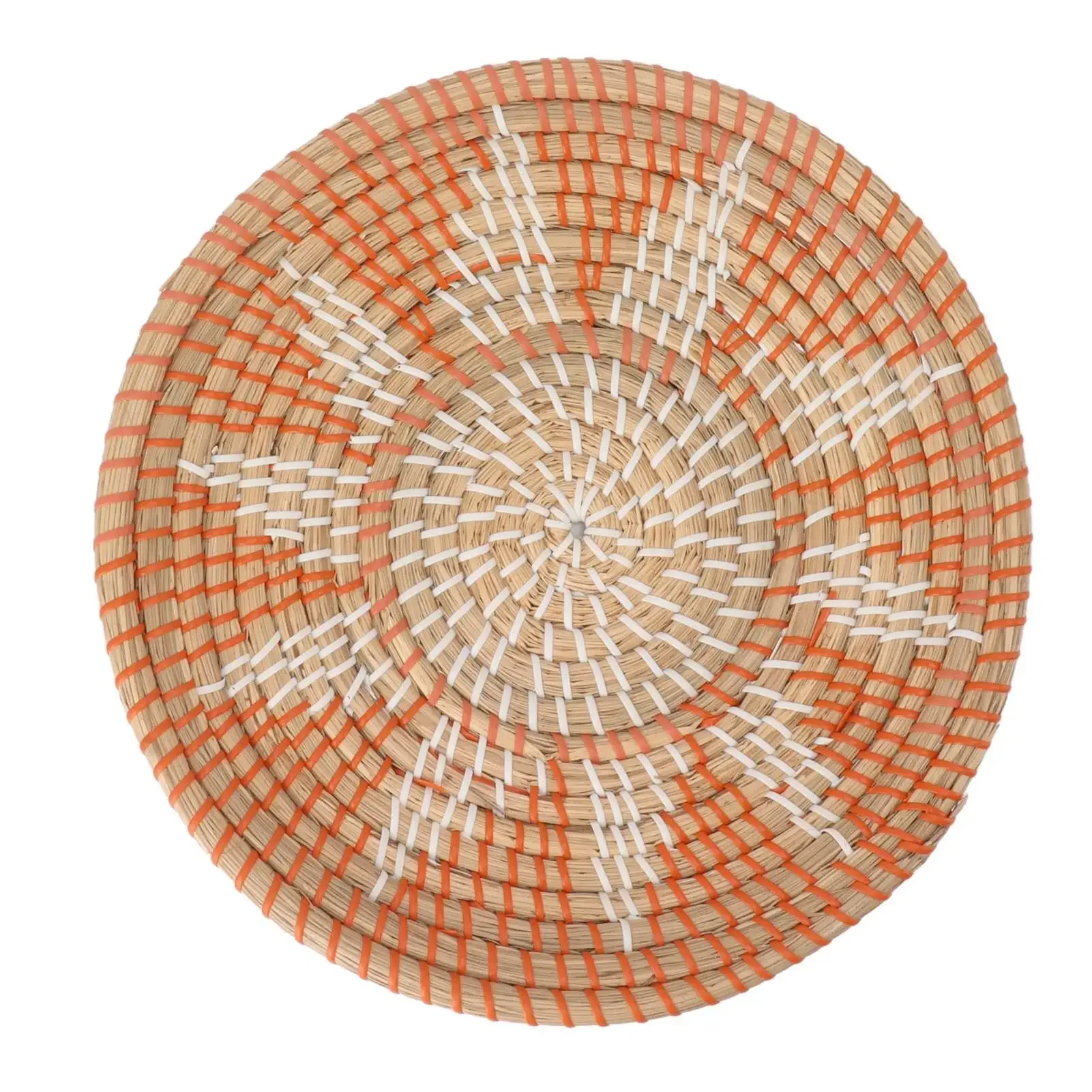 

Для тканой настенной корзины, декоративная теплоизоляция, круглая 35 см, многофункциональная домашняя декорация для гостиной