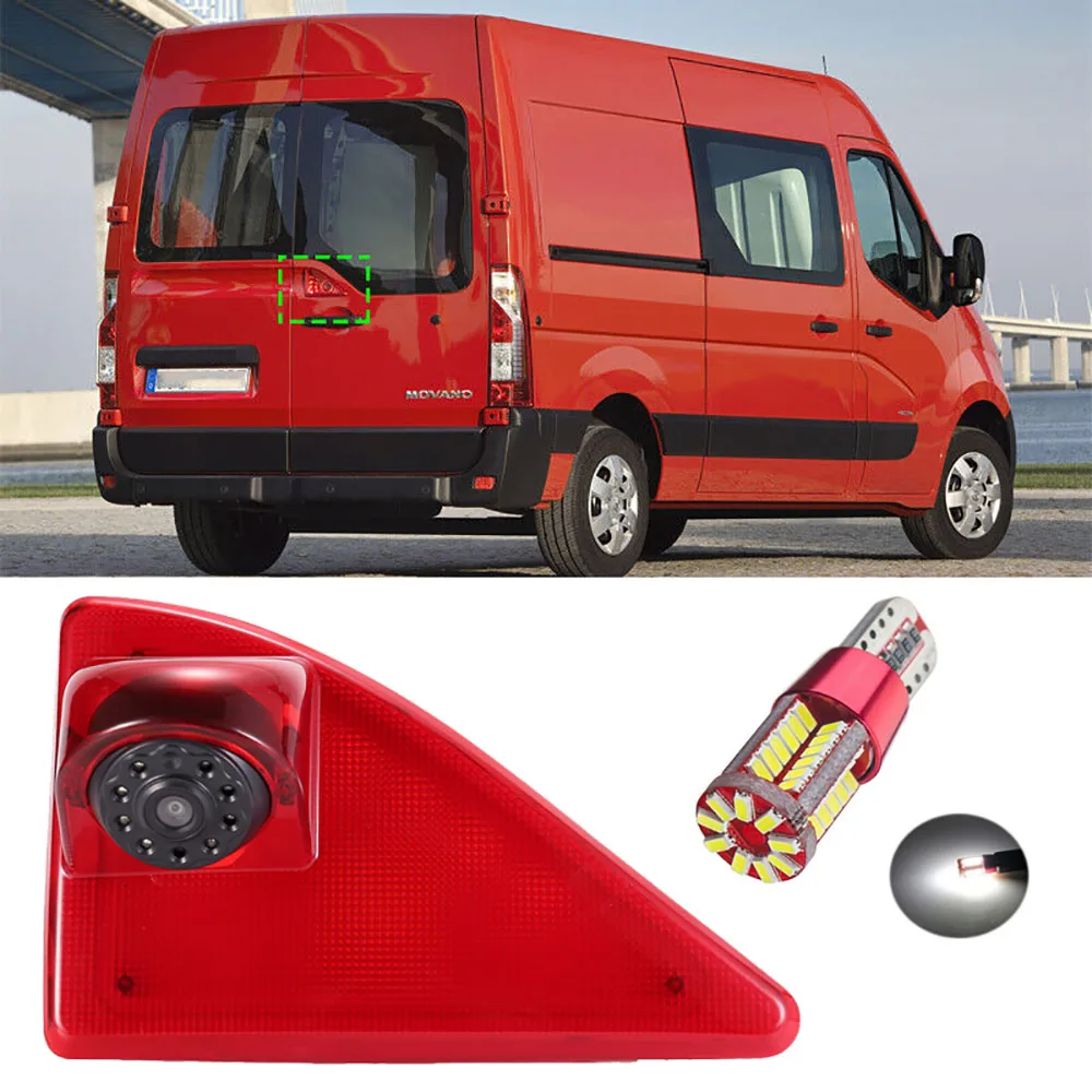 Car rear view camera for Opel Vauxhall Movano B X62 MKII MK2 MK3 MKII Bus Kasten 2013/01-2024/12 150283012 brake stop lamp light