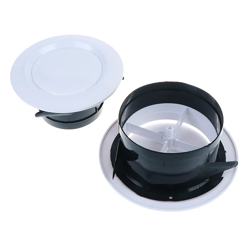 Adjustable Round Air Vent Extractor Valve Size 75-200mm Air Vent Extract Valve Grille Wall Mount Ceiling Air Vent Cover