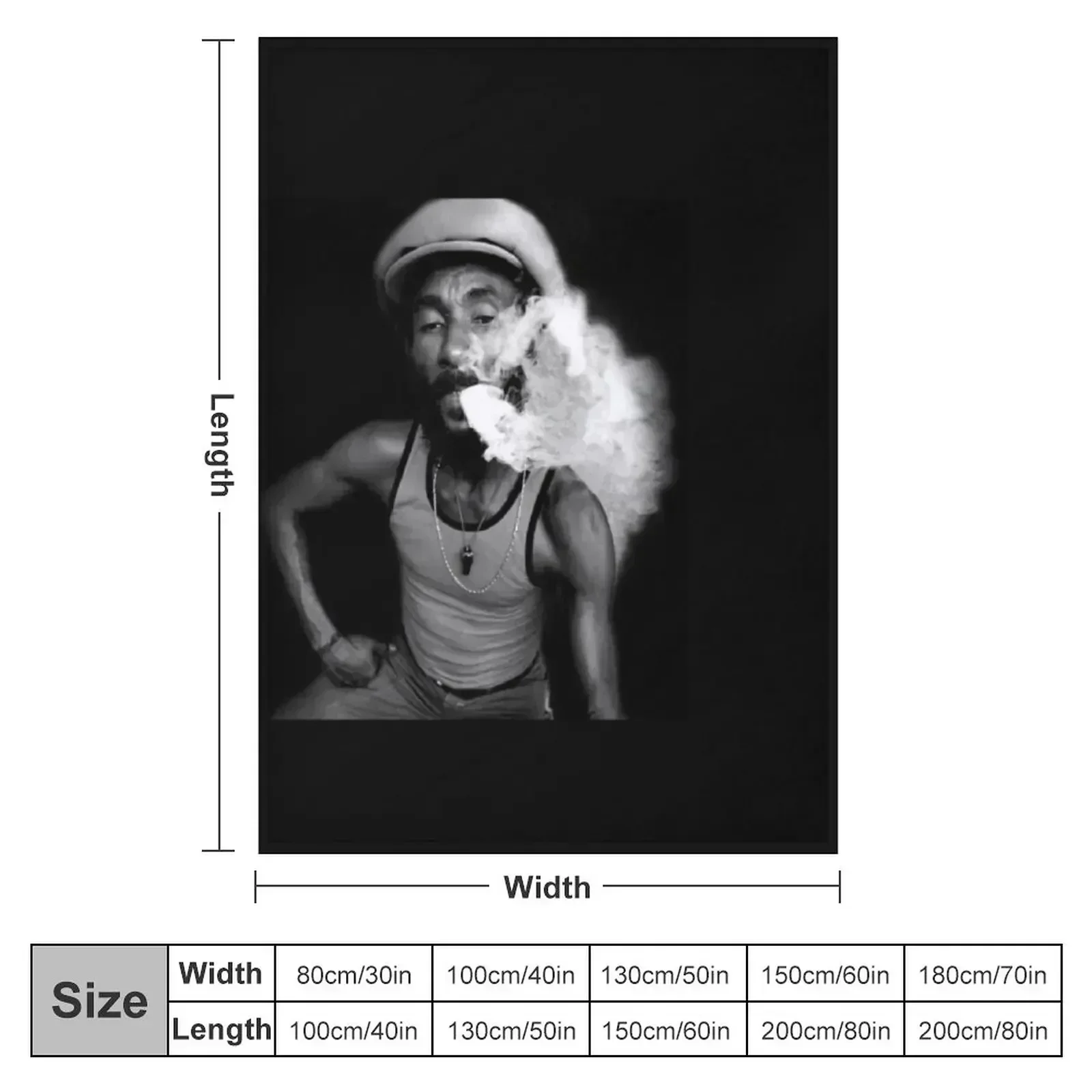 Lee Scratch Perry T-Shirt Throw Blanket Decoratives manga cosplay anime blankets and throws Luxury Designer Sofa Blankets