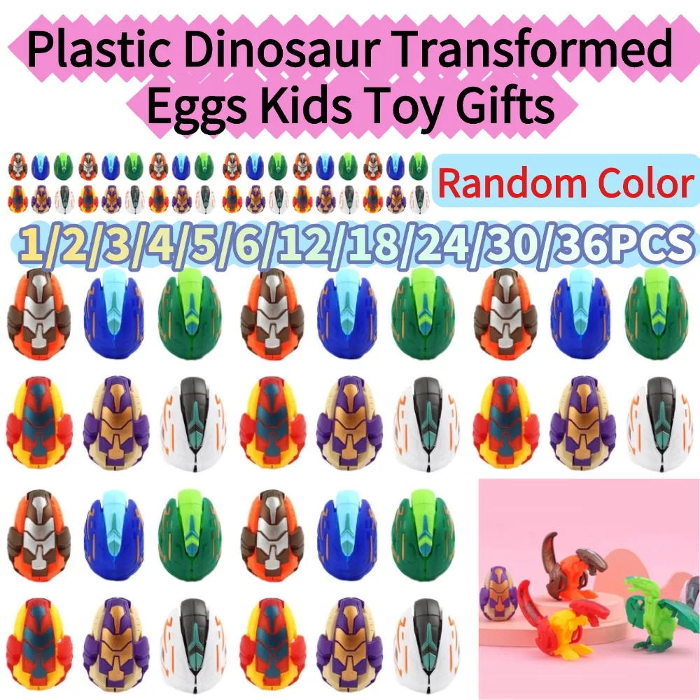 Dinosaur Robot Transforming Deformation Dinosaur Eggs Toys For Children Automatic Transform Twisting Boys Baby Educational Toys