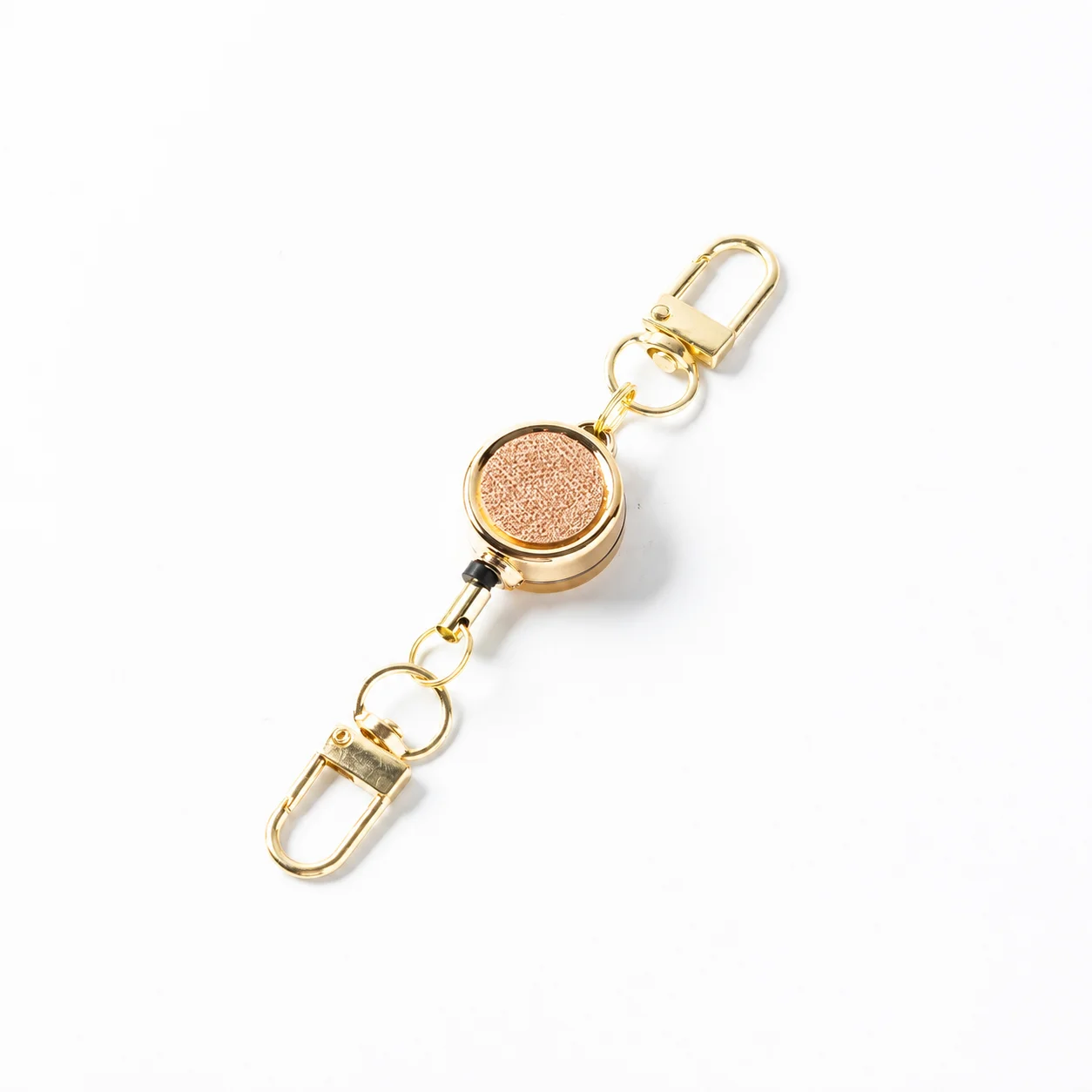 Access Card Keychain Retractable Retractable Badge Reel Anti Lost Keychain Japanese Dual Hook Keychain For Canteen Card Id Badge