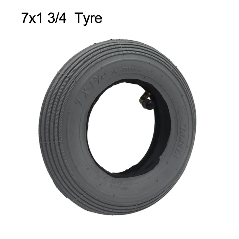 New High Quality 7inch 7x1 3/4Pneumatic Tires inner outer tire,for 7 Inch Electric Wheelchair Front Wheel Accessories