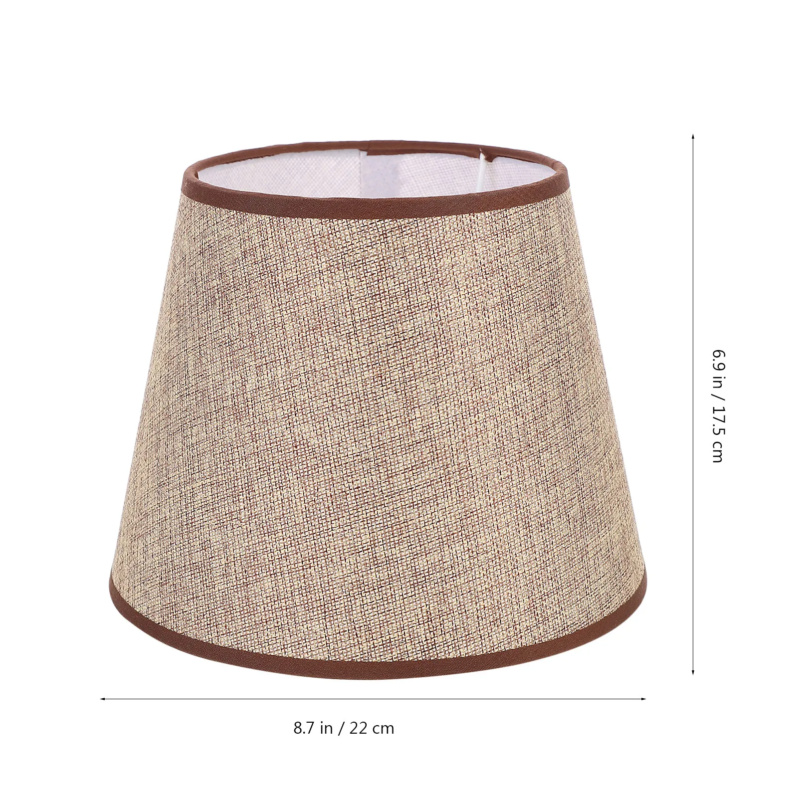 Premium Cloth Lampshade Wall Lamp Cover Dustproof Lamp Protector for Bedroom Living Room Natural Warm Light Cloth Lampshade