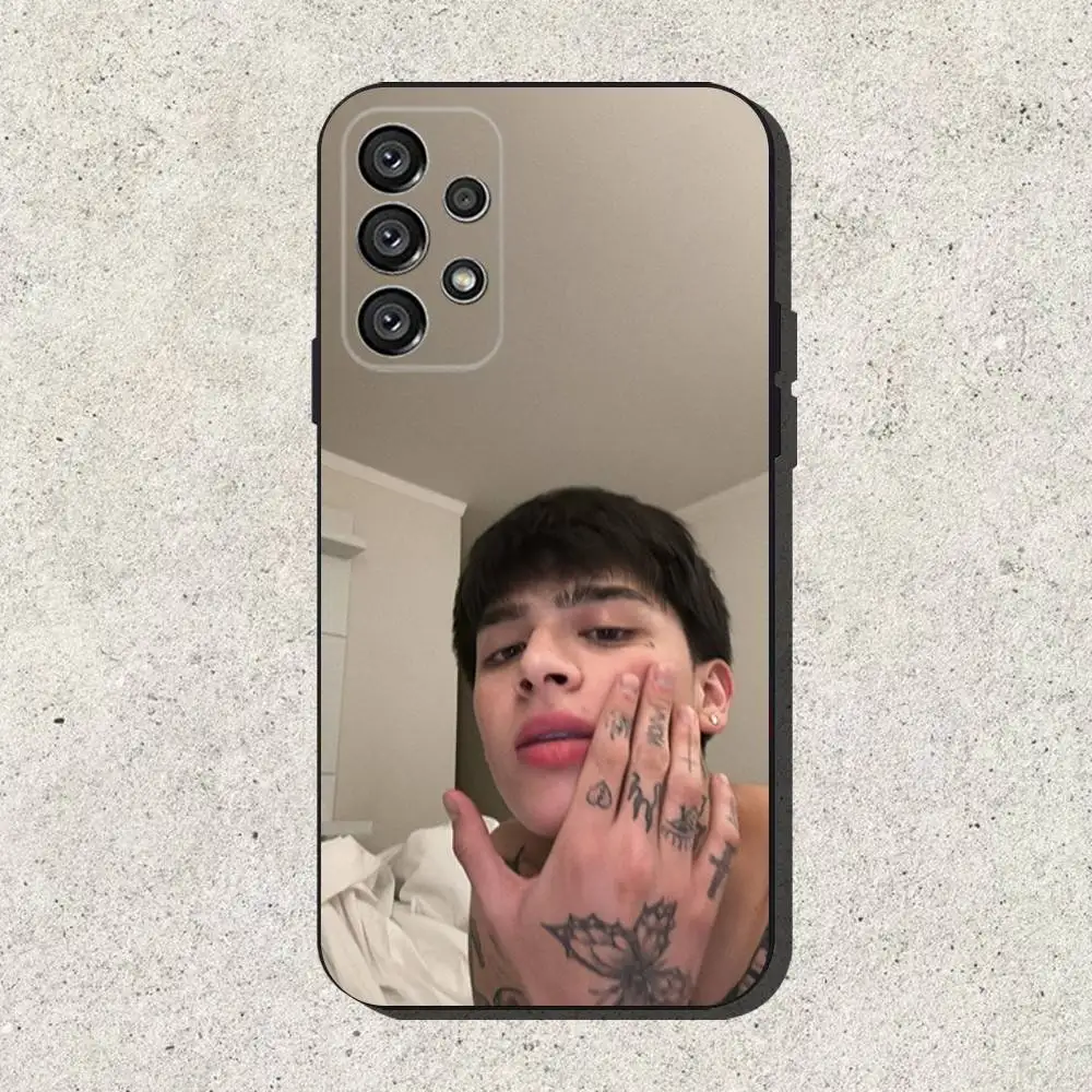 Singer Max Valenzuela Phone Case For Samsung S25,S24,S21,S22,S23,S30,Ultra,S20,Plus,Fe,Lite,Note,10,9,5G Black Cover