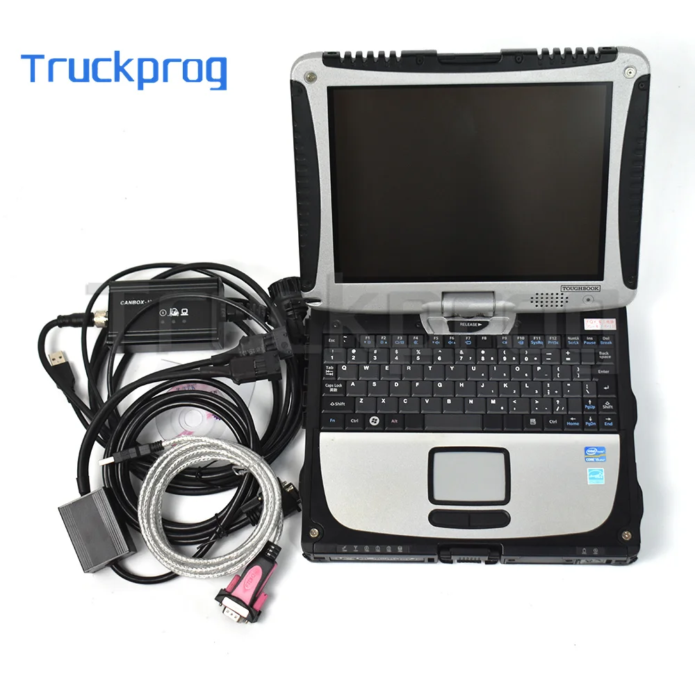 

Thoughbook CF19 Laptop for Linde Forklift Canbox USB Interface Linde Doctor Pathfinder Trucks Diagnostic Tool