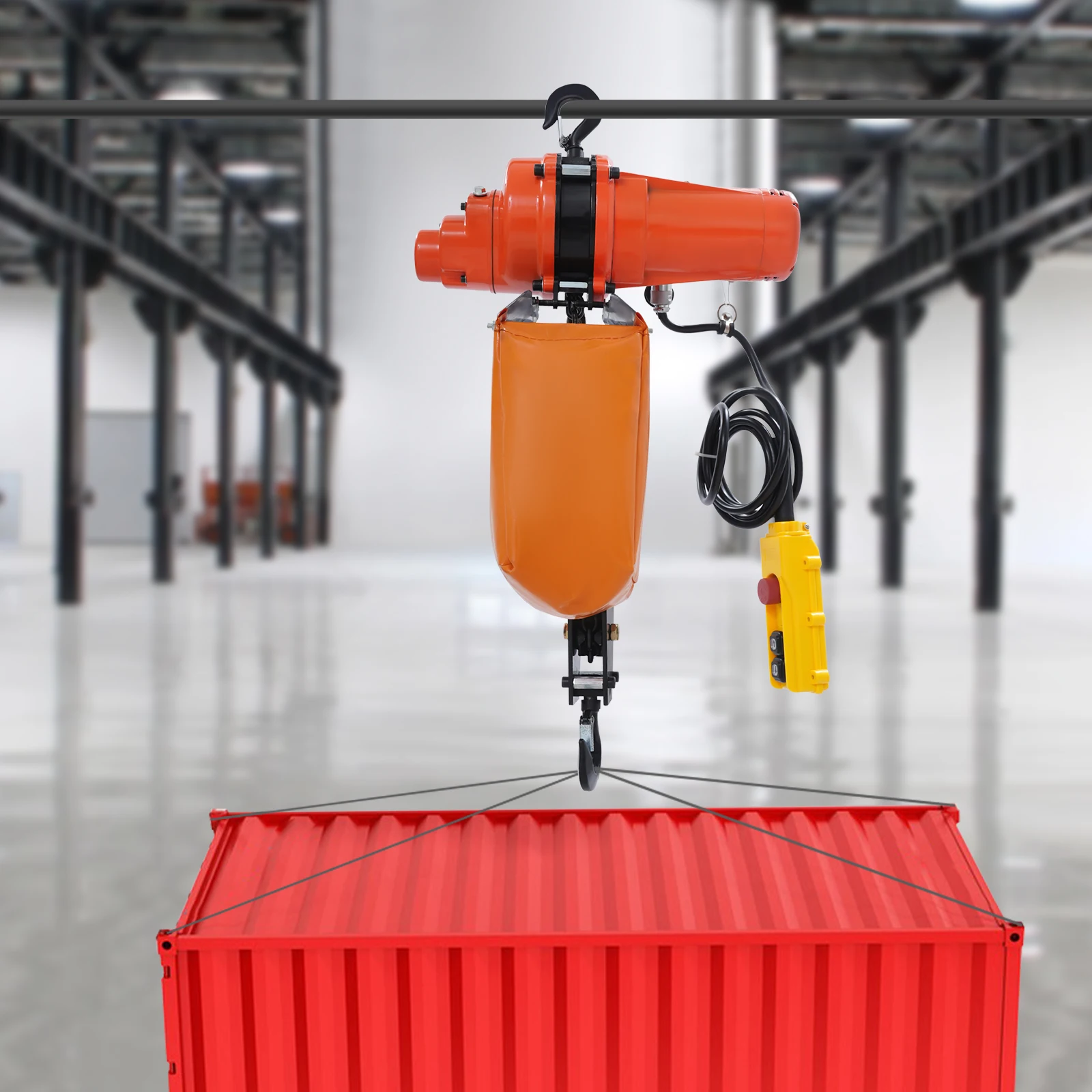 

Электрическая лебедка 2200 фунтов, электрическое подъемное устройство 110 В, электрическая подъемная машина с 10-футовым кабелем управления, марганцевая сталь G80