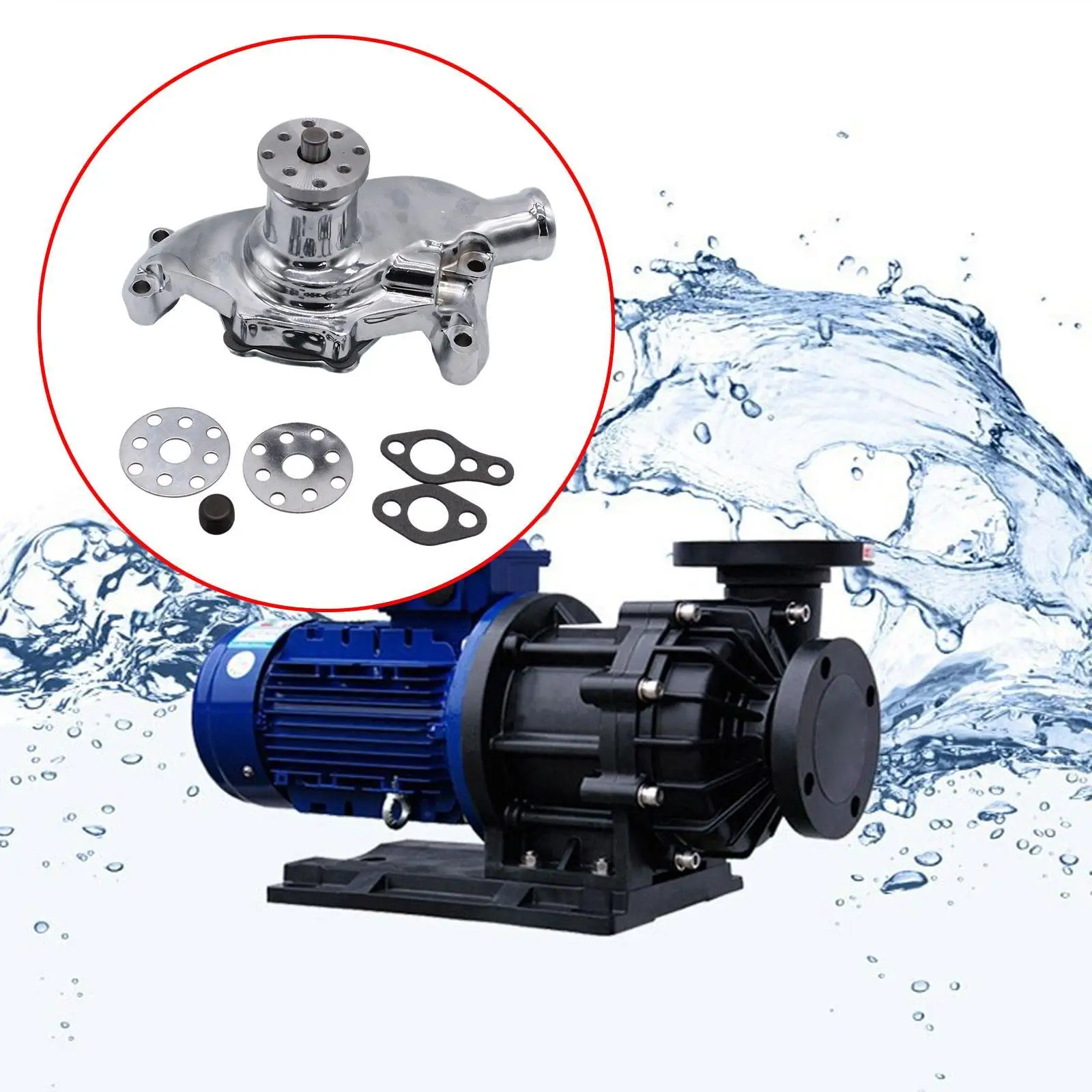 

Water Pump Short Style Professional High Volume for Chevy Practical