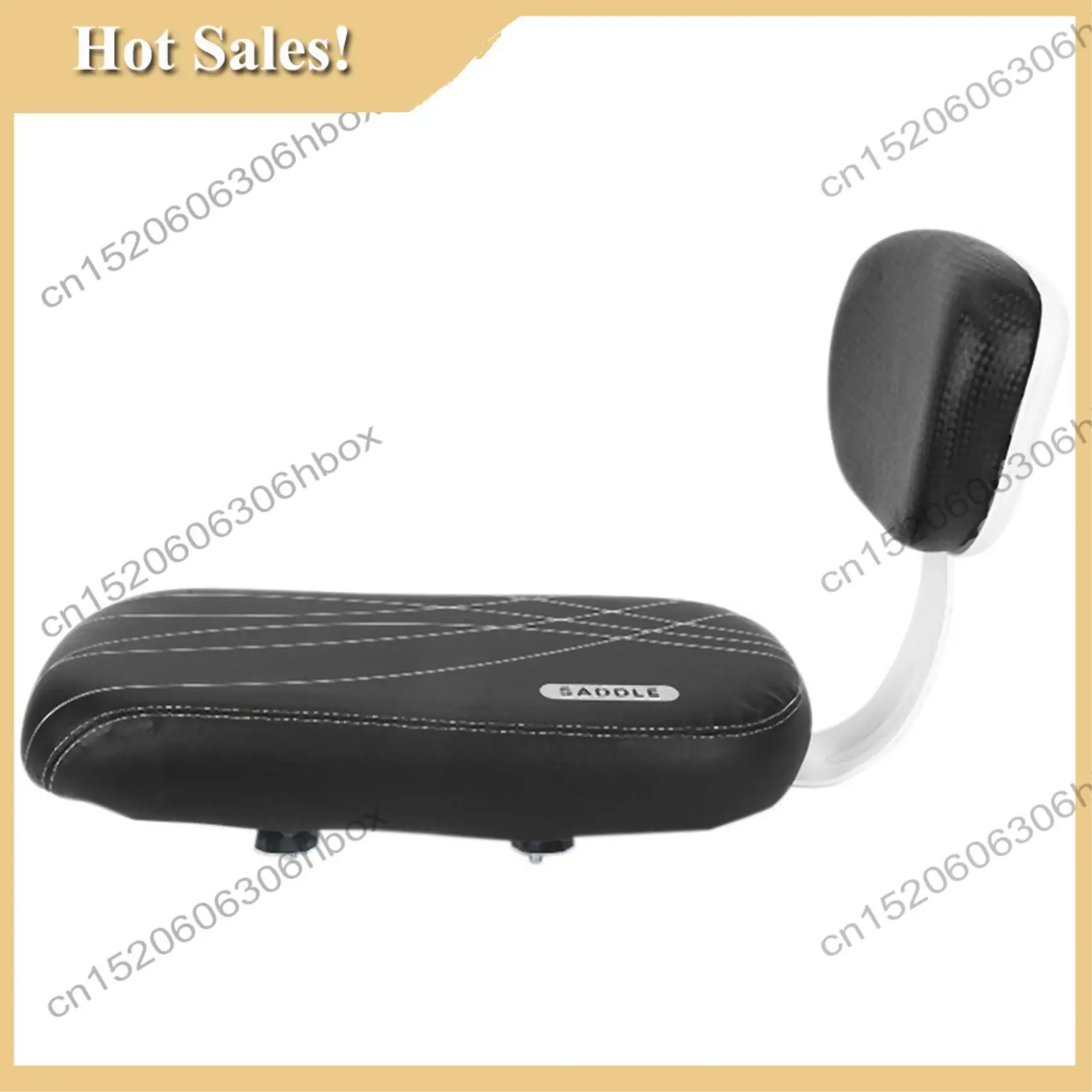 -HOPE Fietsachterzitkussen Armsteun Voetsteun Set, Fietsachterbank Kinderveiligheidskussen Armsteun Leuning Achtervoeten Pedalen