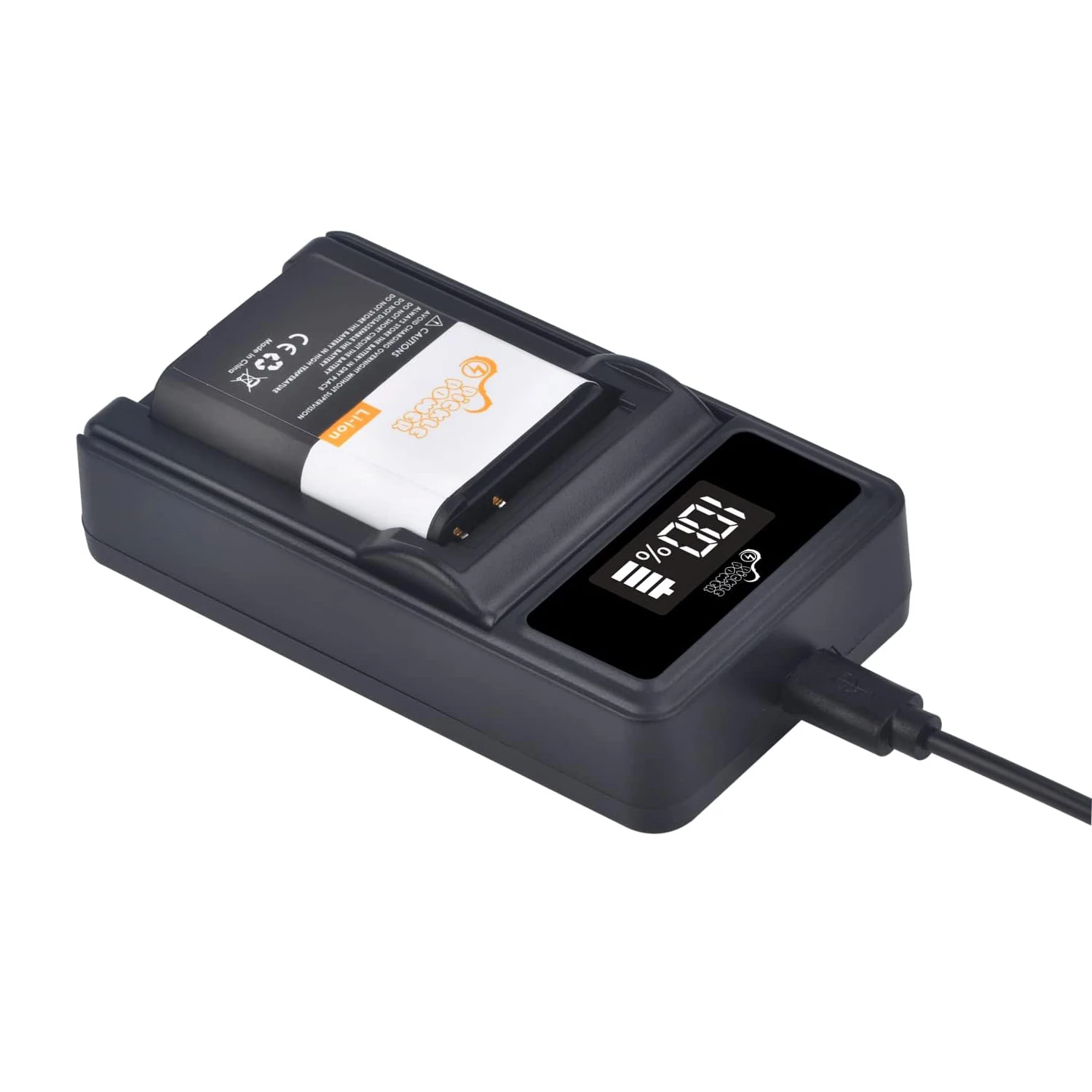 1850mAh EN-EL23 Battery Compatible with Nikon Coolpix P600, P610, B700, P900, S810c, Charger for ENEL23