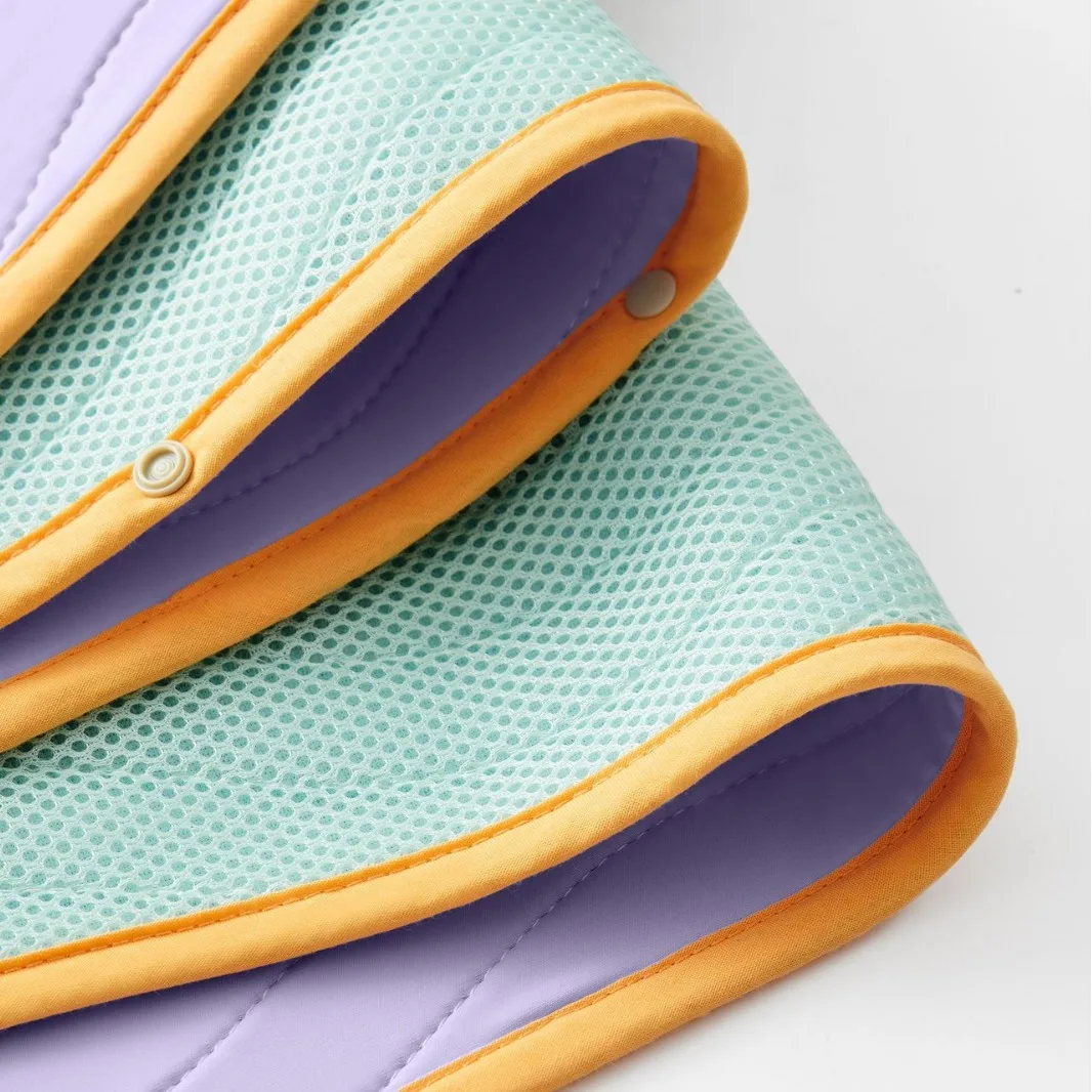 Mat Household Cooling Antibacterial Soft Mat Foldable Washable Machine Washed Summer Ice Silk Mat Single Double