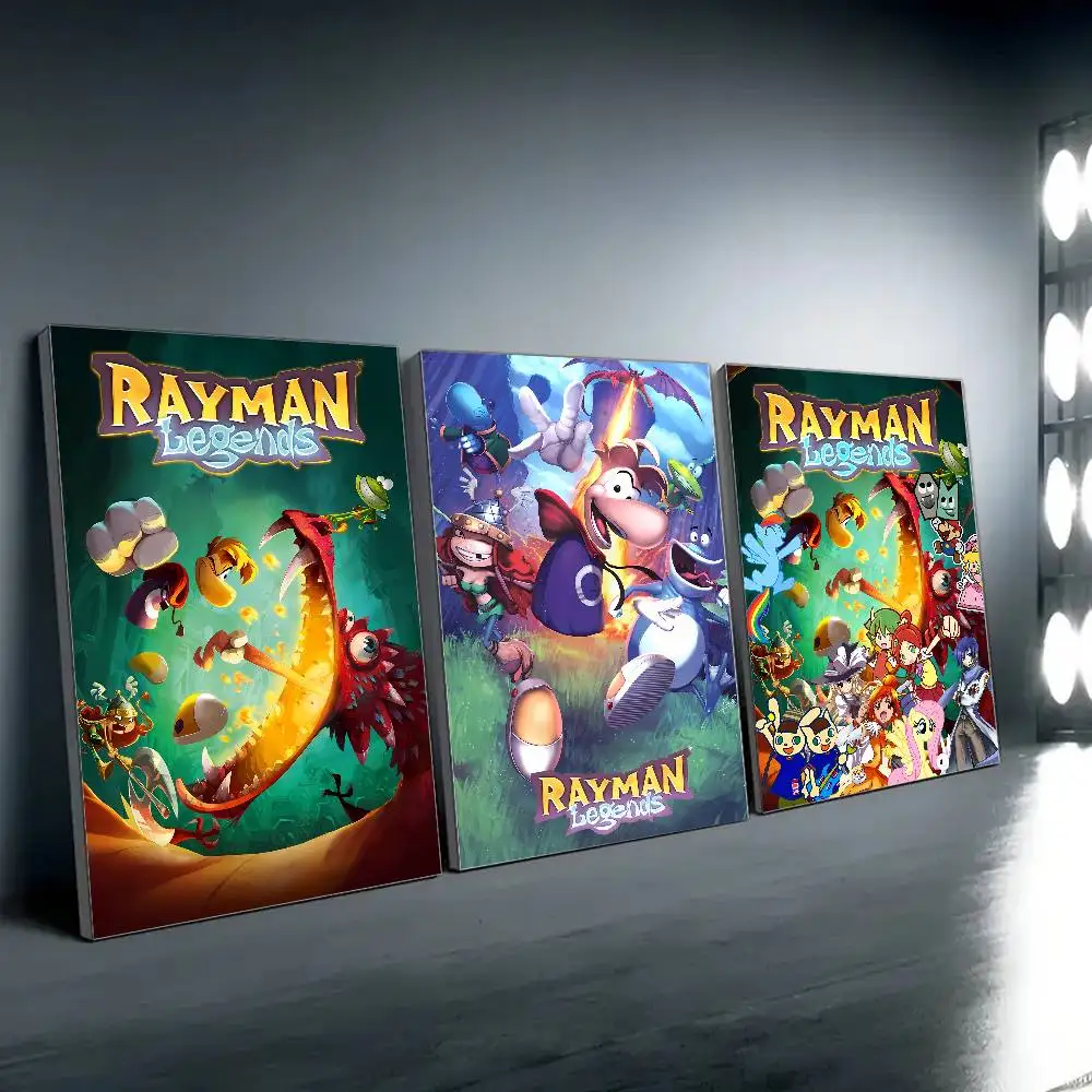 Rayman Legends أنيمي المشارك طباعة لغرفة النوم غرفة المعيشة ديكور المنزل اللوحة جدار الفن HD صورة جدارية