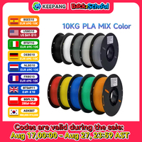 Specify Color 10KG PLA Filament for 3D Printer Plastic 1KG/Roll 1.75MM 100% Filaments Line Up Neatly FDM Printing Materials