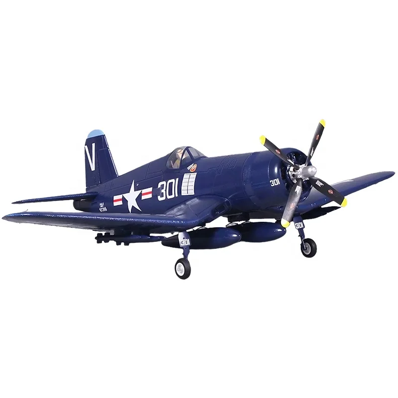 

Радиоуправляемый истребитель FMS 800 мм F4U Corsair V2 RTF с бесщеточным двигателем KV1700, в комплекте с 4-канальным радио