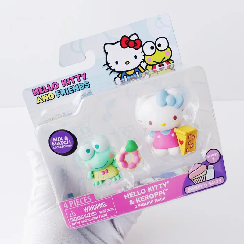 Sanrio Hello Kitty And Friends Series Pompompurin Kuromi Фигурка Игрушки Украсьте подарки для детей