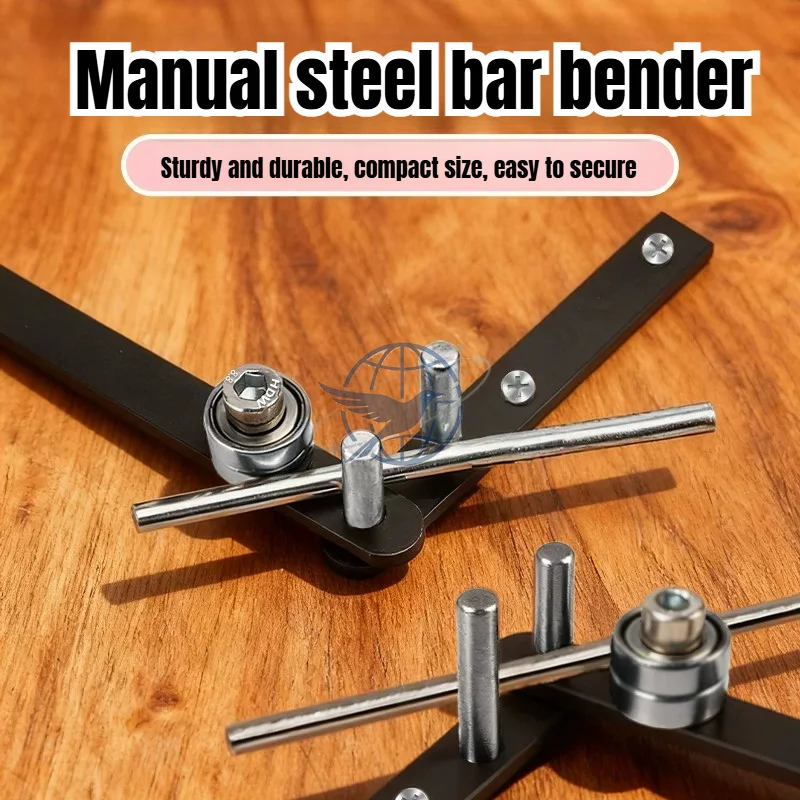 Manual Wire Bending Machine Steel Bar Bending Tool Small Round Steel Hook Bending Artifact