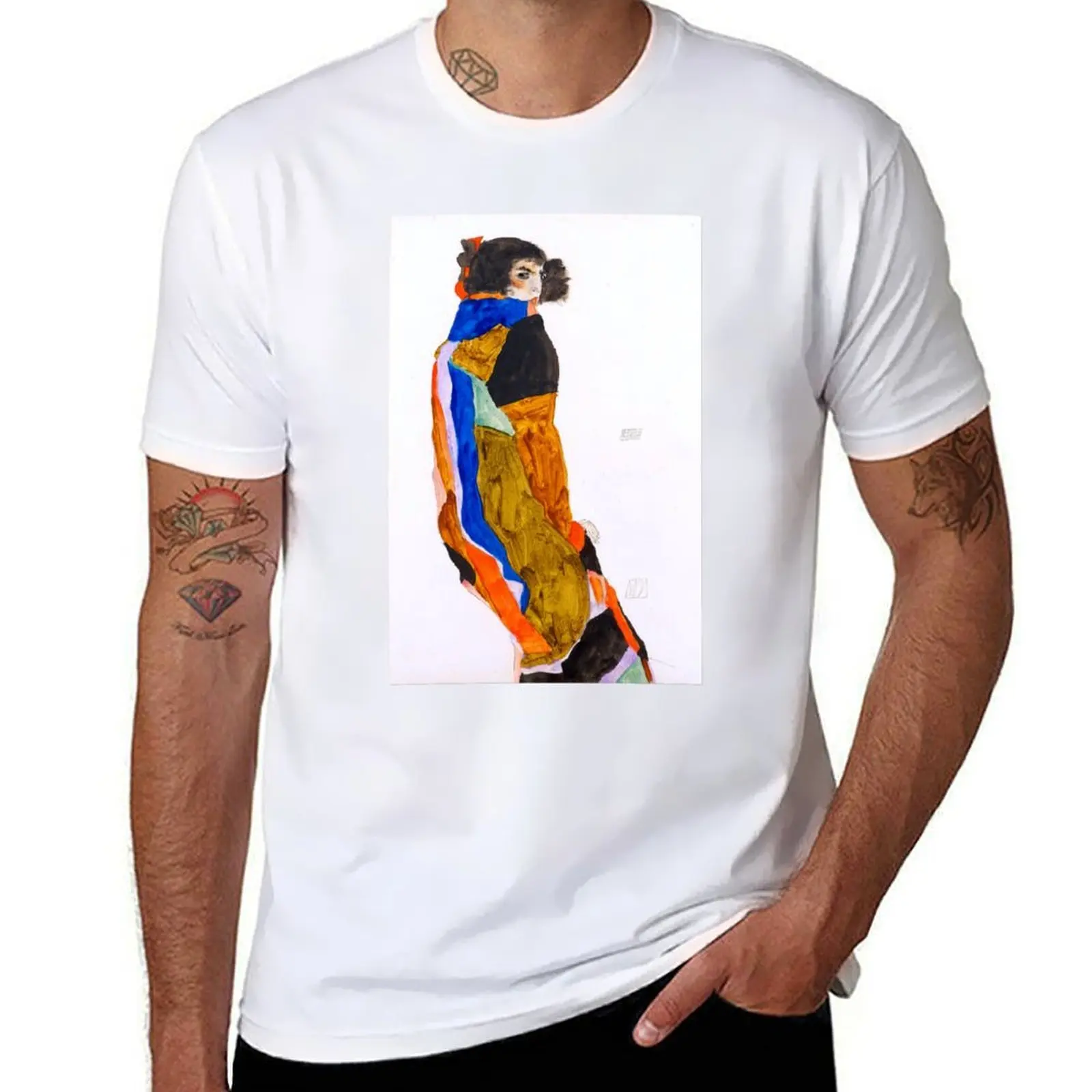 

Moa - Egon Schiele T-Shirt t shirt man cotton man t shirt luxury T-Shirt