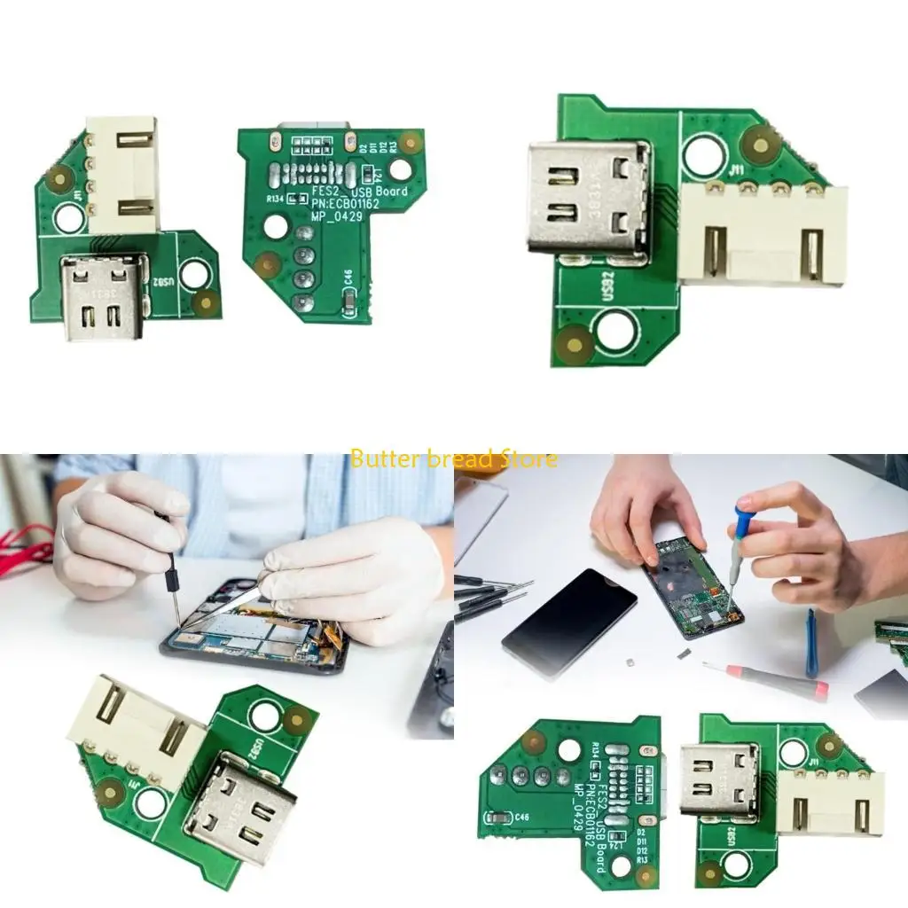 W89C Power Board Connector Type-c USB Charging Port Power Board Circuit Board DIY Accessories for FLIPSE 2 Speaker