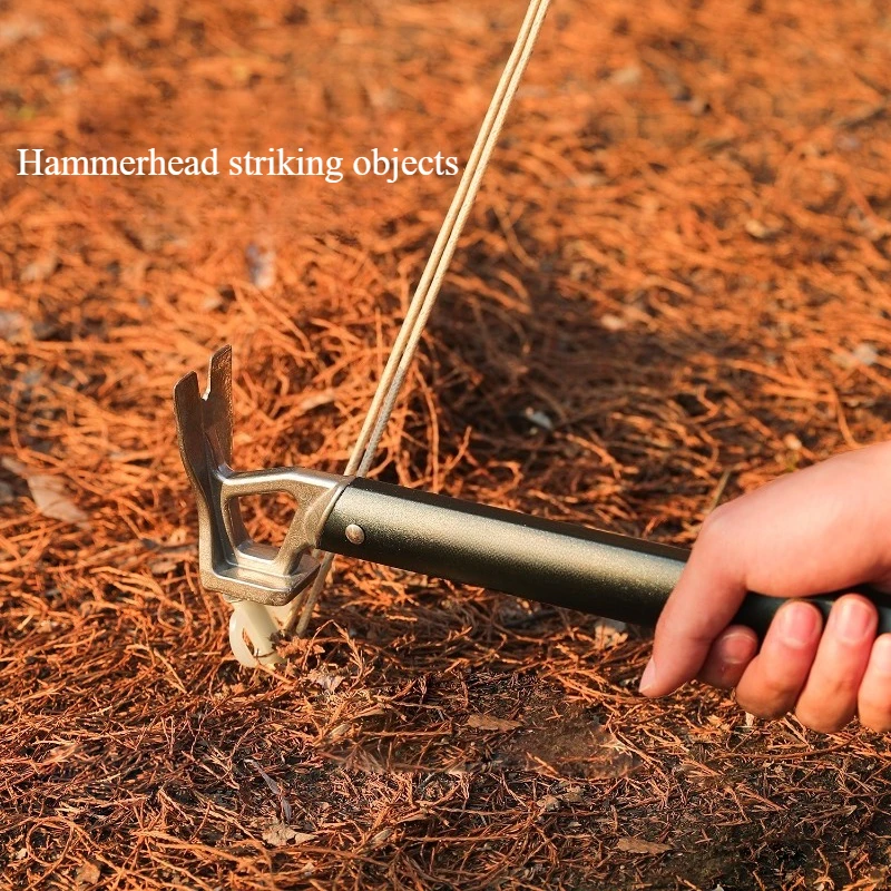Outdoor equipment camping multifunctional tool ground hammer