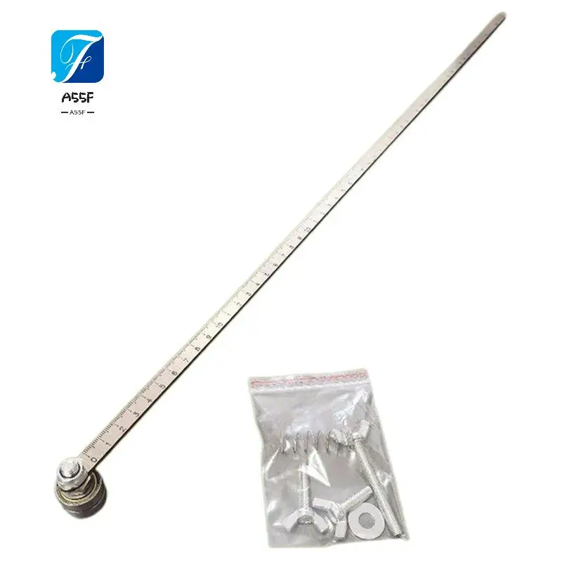 A55F-Positioning Calipers Precise Measurements Wood Board Trimming Guide Ruler Carpenters Tool Achieve Flaw Straight Cut
