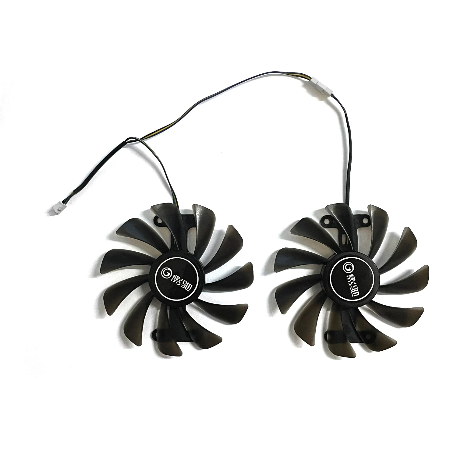 2PCS GFM10012H12SPA 95มม.4PIN GTX1070 1080 Cooler สำหรับ GALAXY GTX 1070 1070TI 1080 EXOC SNPR สีขาวกราฟิกการ์ดพัดลมระบายความร้อน