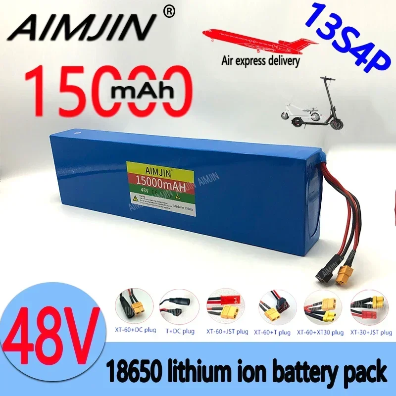 2024 Bestselling 13S4P48V15Ah Li-Ion Battery Pack Suitable for54.6V BMS Kugoo M4/M4Pro scooter Battery Equipped with BMS+Charger