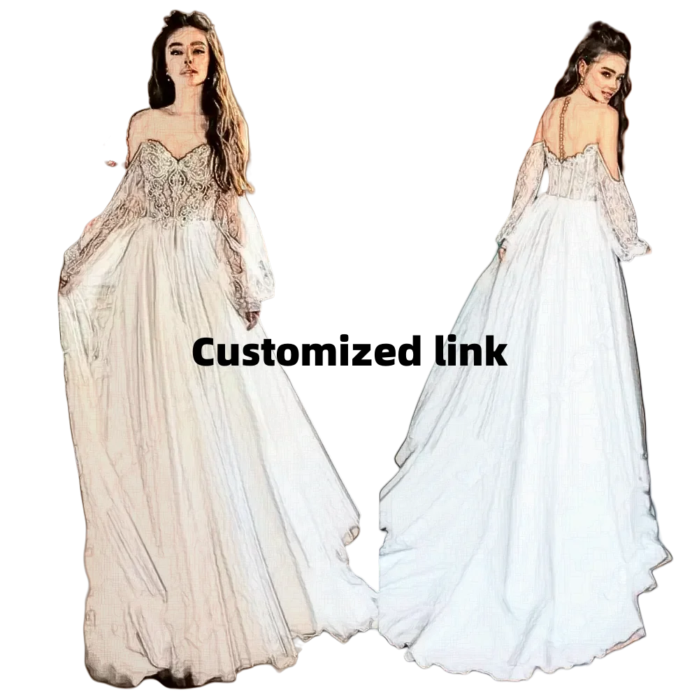 

Свадебное платье 2025 года, индивидуальная ссылка 25072400-8